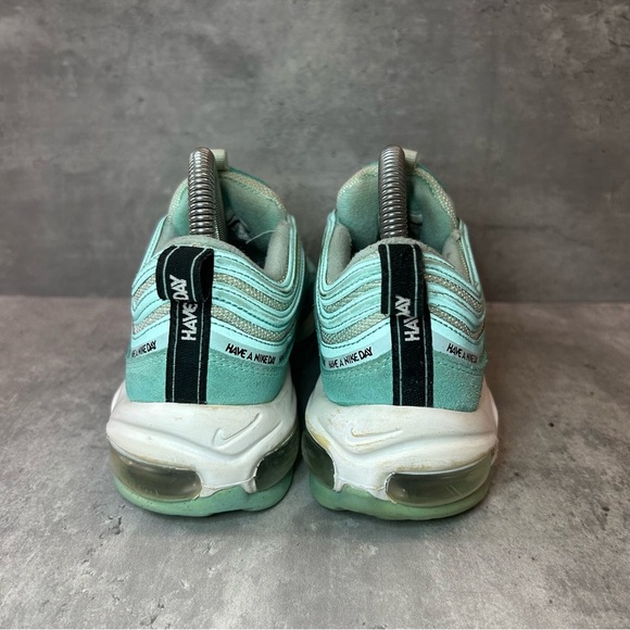 Nike Air Max 97 Sneakers 923288-300 Womens sz 7 - Teal - Picture 4 of 7